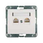 59SP GPK-2D/M.BI SIGMA ADATCSATLAKOZÓ  RJ45 DUPLA