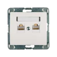 59SP GPK-2D/M.BI SIGMA ADATCSATLAKOZÓ  RJ45 DUPLA