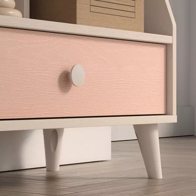 Regál Mevel 09 Sivatagi homok/Millenial Pink,5