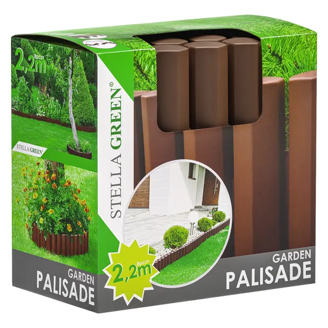 Kerti palánk PA22 (8 darabos készlet) Stella Green antracit
