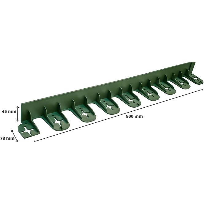 Készlet 4 él + 12 horgony készlet SE45 BOX zöld