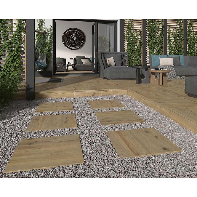 Csempe Garden Wood Rustbrown 59.7/59.7 2.0