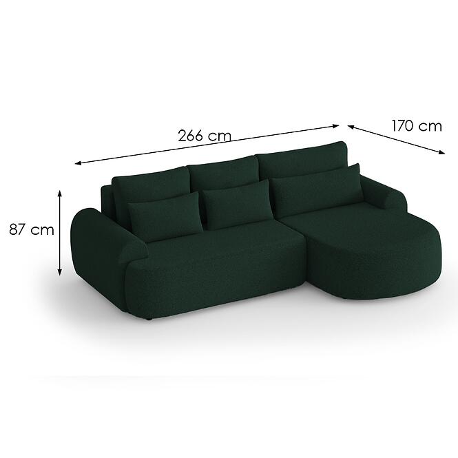 Sarokgarnitúra szett Olivio Premium L jobbos Catch Me 12,7