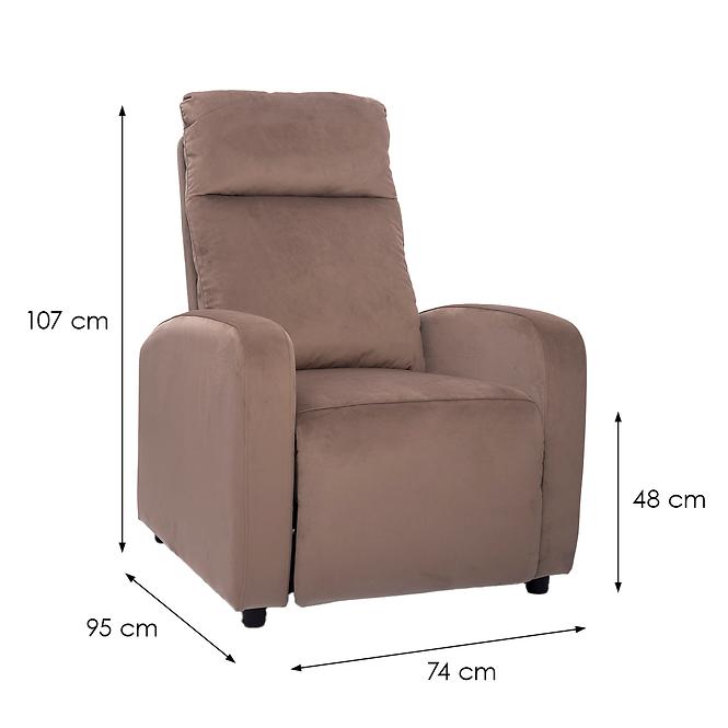 Fotel Aksel Recliner 9774 Bluvel 40,7