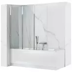 Kád üveglap Agat 120x140 króm