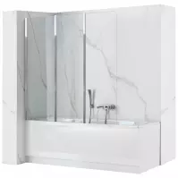 Kád üveglap Agat 120x140 króm