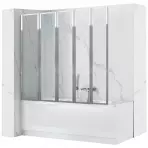 Kád üveglap Idea 120x140 króm