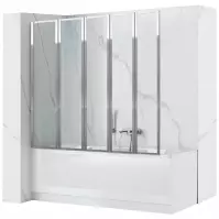 Kád üveglap Idea 120x140 króm