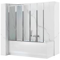 Kád üveglap Idea 120x140 króm