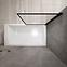 Kád üveglap Lagos fix rögzített 70x140 black,4