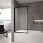 Kád üveglap Lagos fix rögzített 80x140 black,3