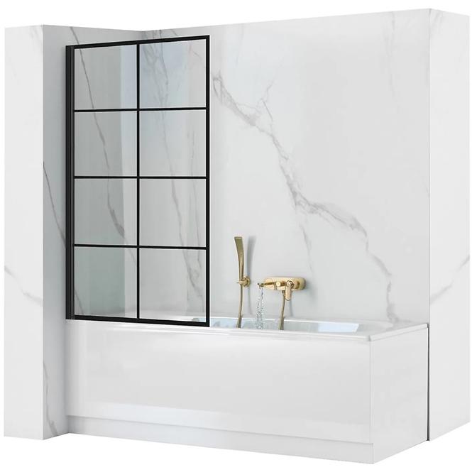 Kád üveglap Lagos-1 fix rögzített 70x140 black