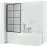 Kád üveglap Lagos-1 fix rögzített 70x140 black