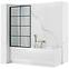 Kád üveglap Lagos-1 fix rögzített 80x140 black
