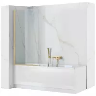 Kád üveglap Elegant 70x140 gold brush