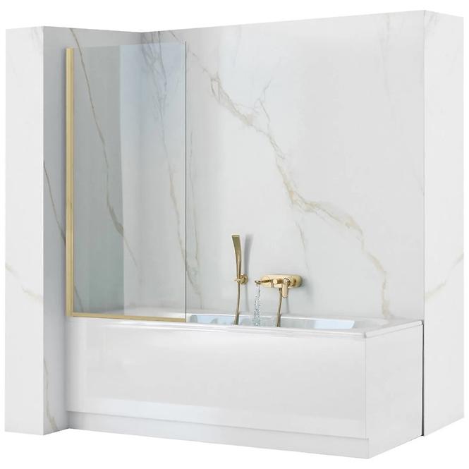 Kád üveglap Elegant 70x140 gold brush