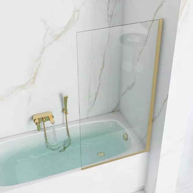 Kád üveglap Elegant 70x140 gold brush
