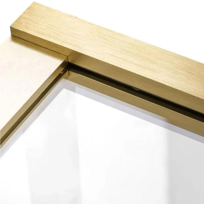 Kád üveglap Elegant 70x140 gold brush