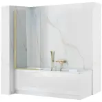 Kád üveglap Elegant 80x140 gold brush