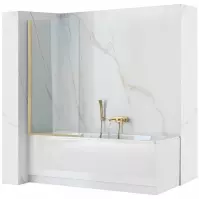 Kád üveglap Elegant 80x140 gold brush