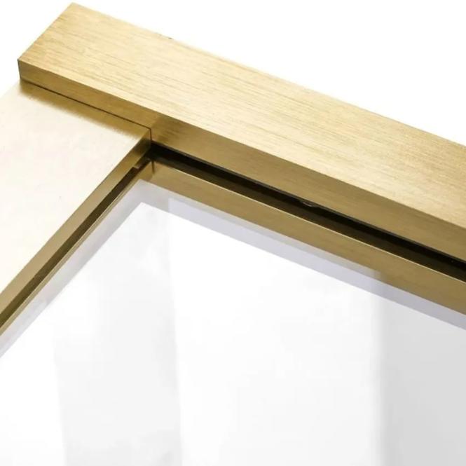 Kád üveglap Elegant 80x140 gold brush