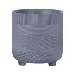 Virágcserép lc5006 szürke 19.5x21 cm