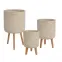 Virágcserép LT14862T-3S 24x24x35 P252A bézs,2