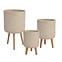 Virágcserép LT14862T-3S 24x24x35 P252A bézs,2