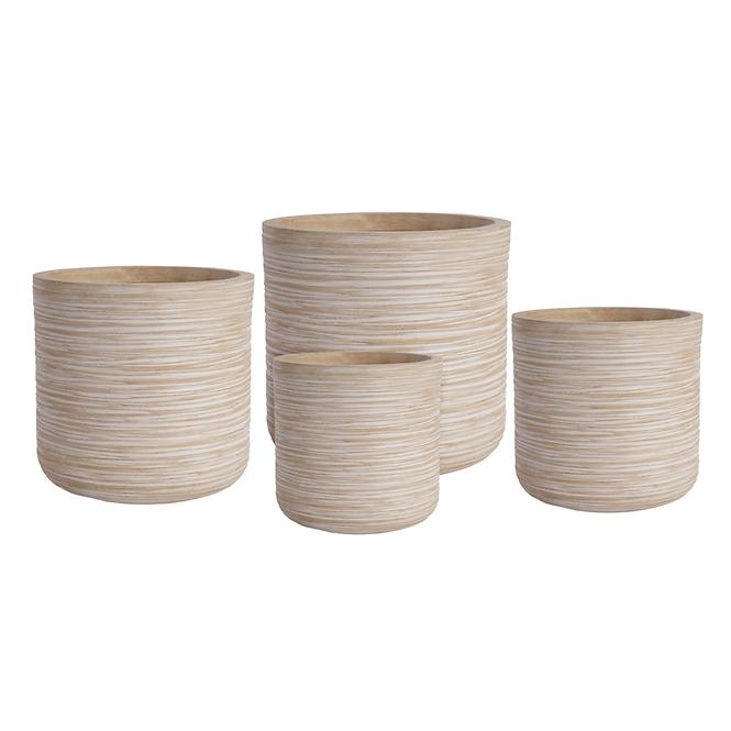 Virágcserép LT14862-4S 36,5x36,5x36 P252A bézs