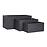 Virágcserép LT24683-3S 60x30x30 P190 fekete