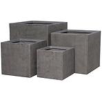 Virágcserép LT24948-BCDE 37x37x37 P300 kávé