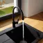 Csaptelep mosdókagylóhoz Rumba Black / Black,6