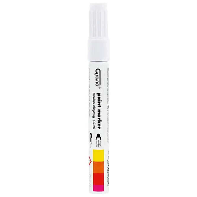 Építési olajos marker fehér,3