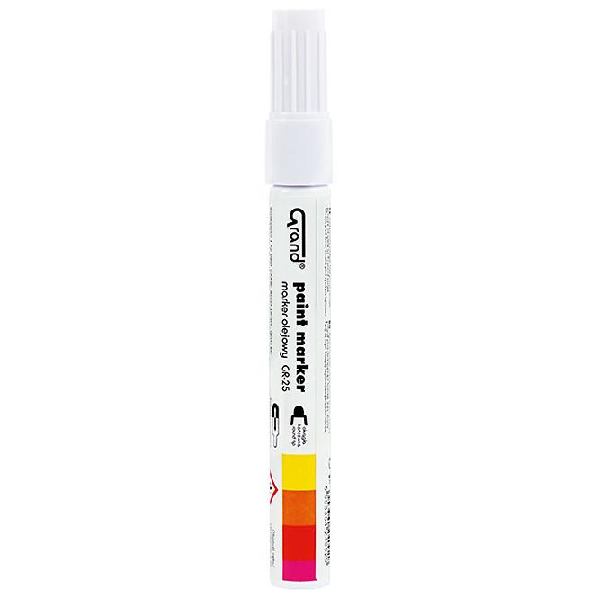Építési olajos marker fehér,3
