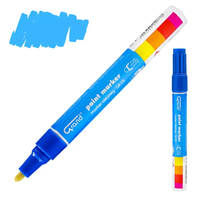 Építési olajos marker kék