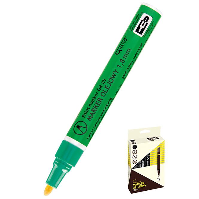 Építési olajos marker zöld,2