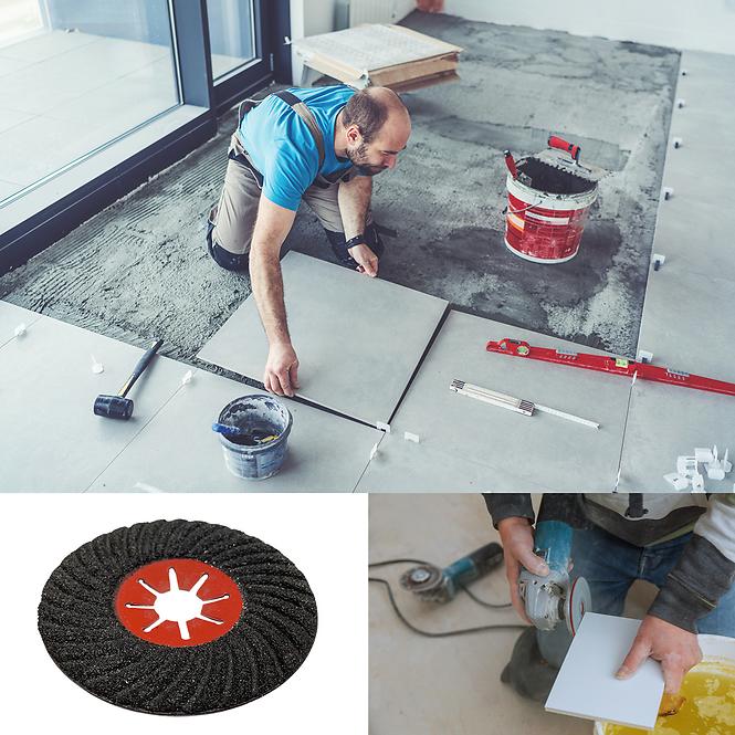 Rostszálas csiszolókorong kőhöz 125 mm P60 FTF