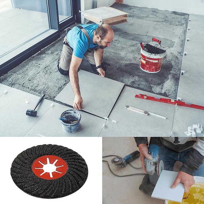 Rostszálas csiszolókorong kőhöz 125 mm P60 FTF