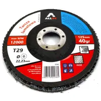 Lamellás csiszolókorong fémhez 125 mm P40