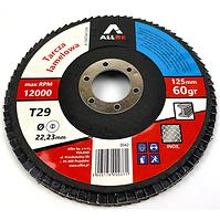 Lamellás csiszolókorong fémhez 125 mm P60