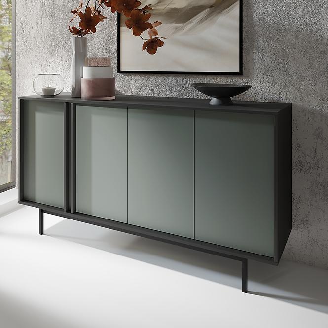 Komód 160 Alsy 6 Aloé/Antracit,3