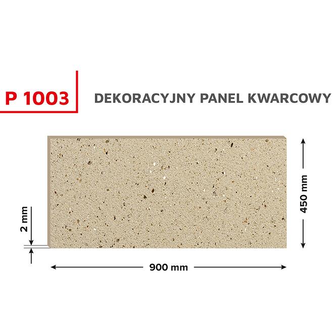 Dekoratív kvarc panel P1003 0,45x0,9 m