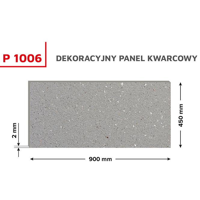 Dekoratív kvarc panel P1006 0,45x0,9 m