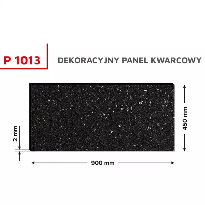 Dekoratív kvarc panel P1013 0,45x0,9 m