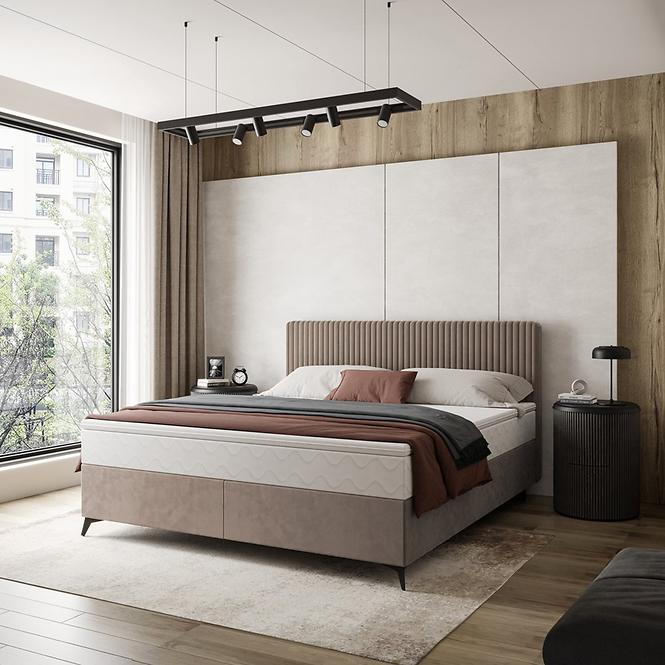 Ágy Wave topperrel 140x200 Manila 21/Tilia 17,4