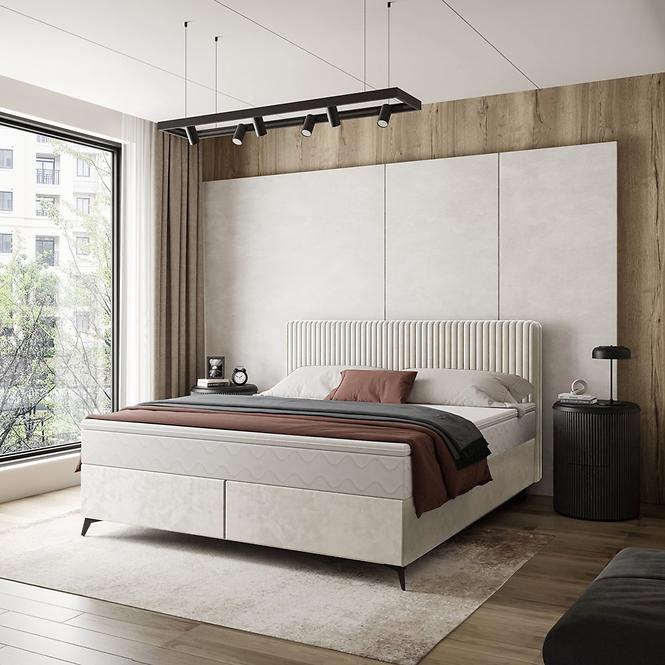 Ágy Wave topperrel 140x200 Manila 01/Tilia 03,4