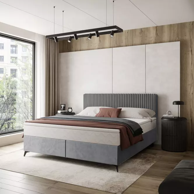 Ágy Wave topperrel 160x200 Manila 16/Tilia 90,4
