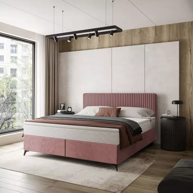Ágy Wave topperrel 160x200 Manila 29/Tilia 62