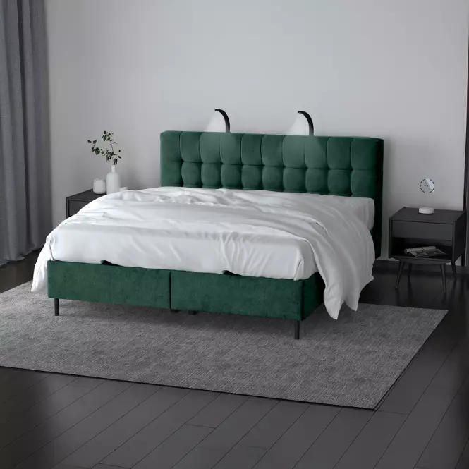 Ágy Muna topperrel 160x200 Aston 27