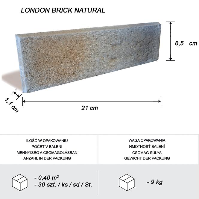 Betonkő Cata London Brick Natural